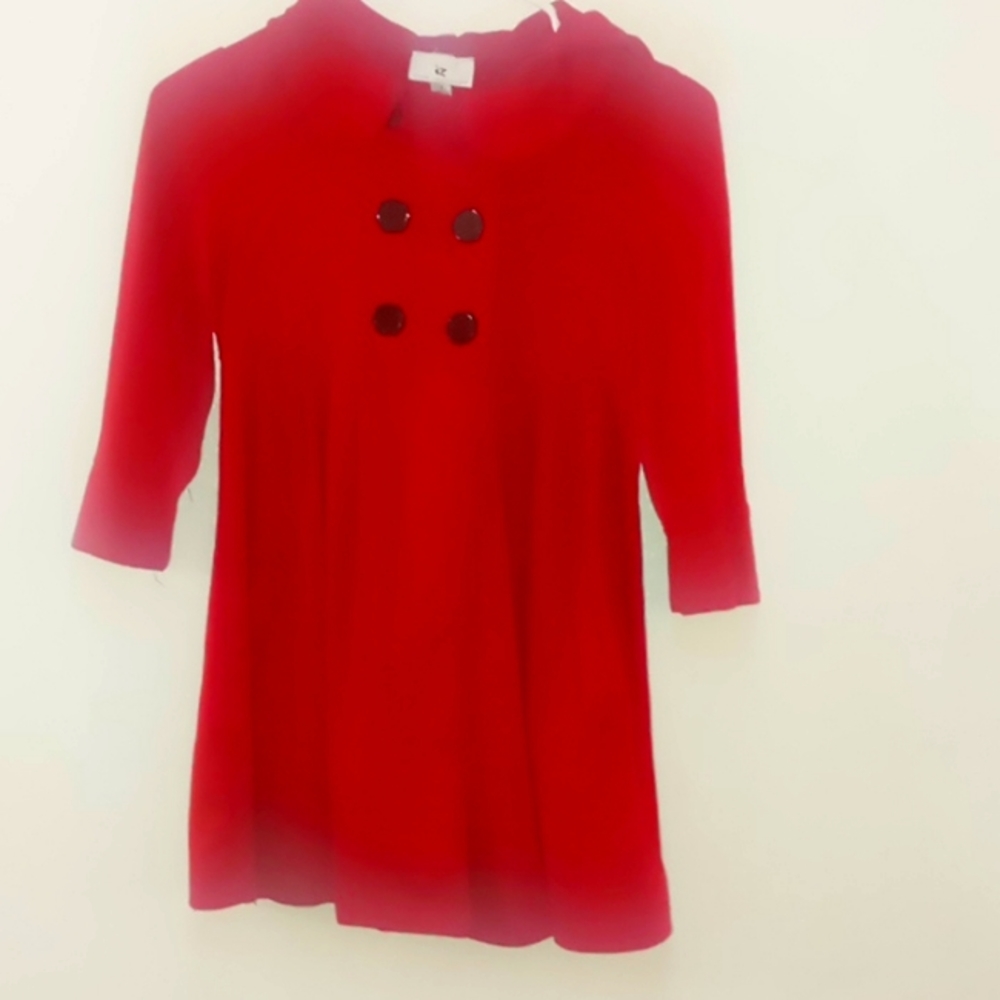 Kids Red Hoodie Coat